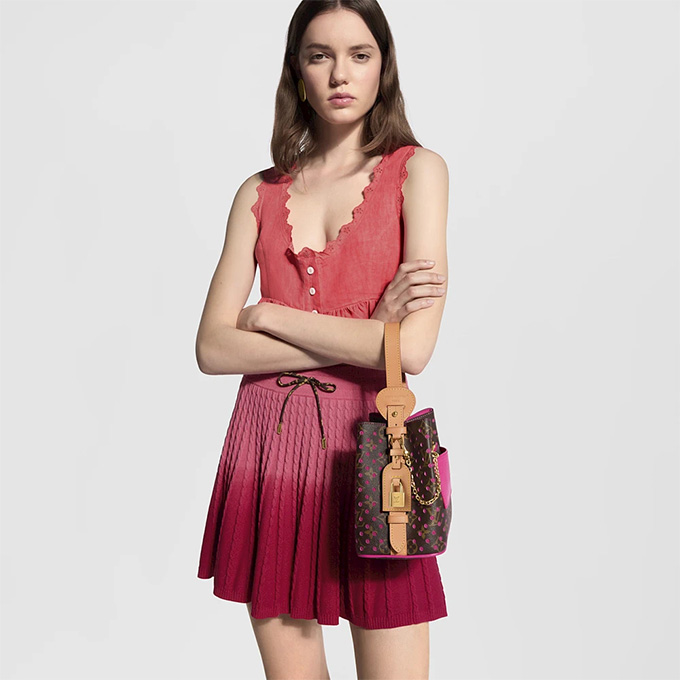 lv louis vuitton perforated monogram bucket bag #m29075